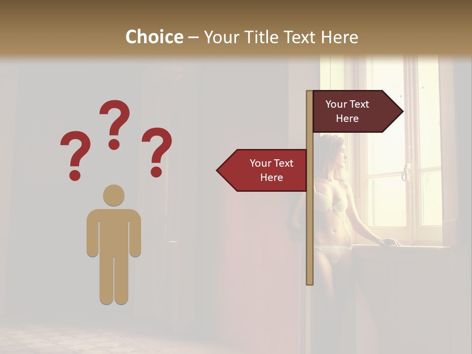 Portrait Beach Wave PowerPoint Template