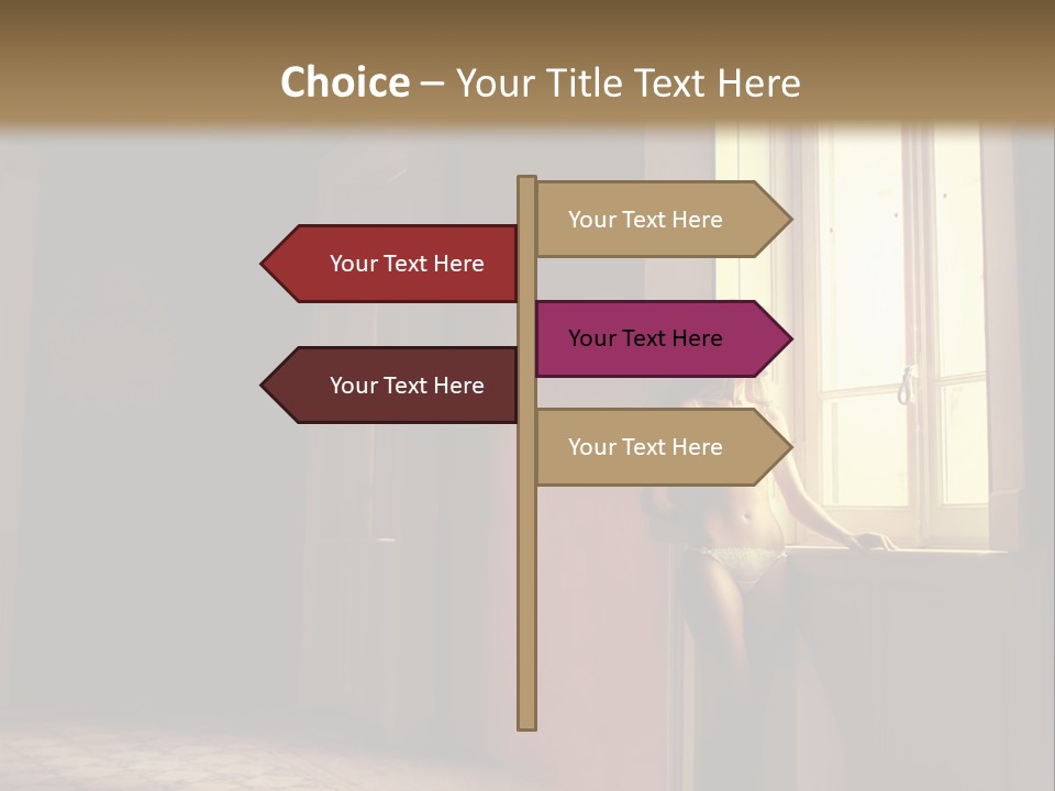 Portrait Beach Wave PowerPoint Template