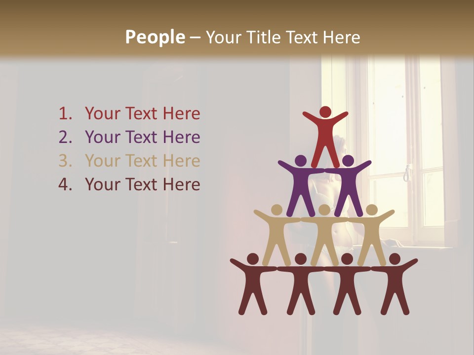 Portrait Beach Wave PowerPoint Template