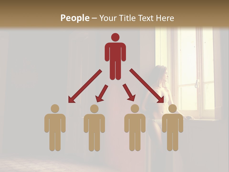 Portrait Beach Wave PowerPoint Template