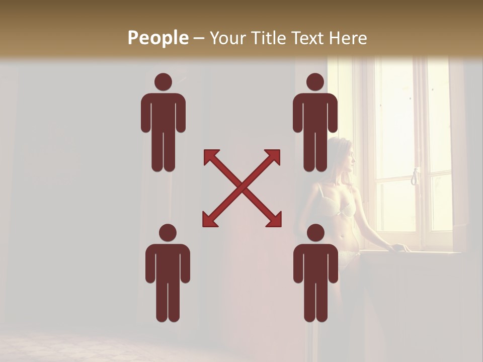 Portrait Beach Wave PowerPoint Template