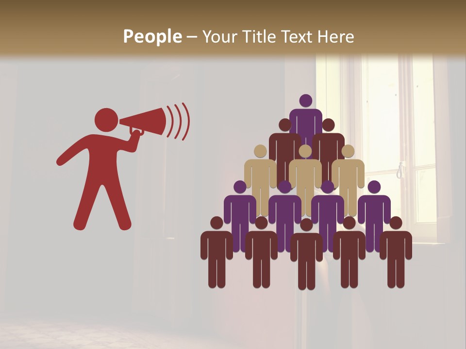 Portrait Beach Wave PowerPoint Template