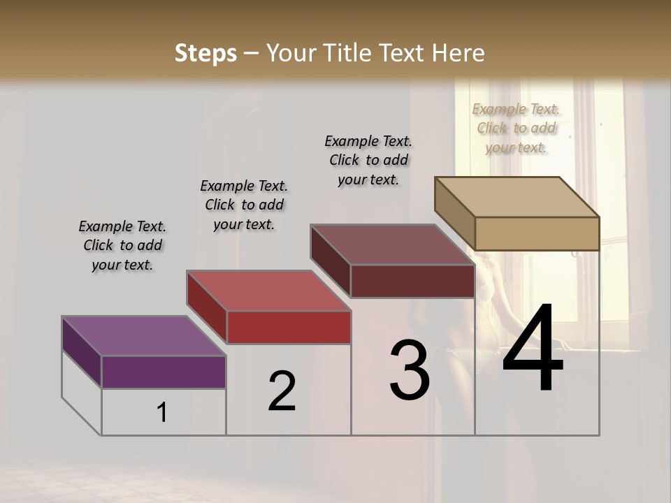 Portrait Beach Wave PowerPoint Template