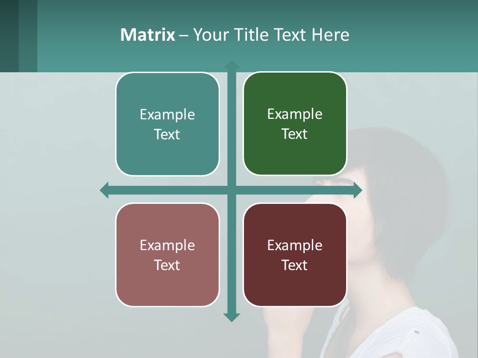 White Wellness Portrait PowerPoint Template