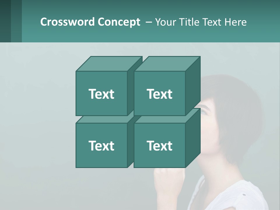 White Wellness Portrait PowerPoint Template