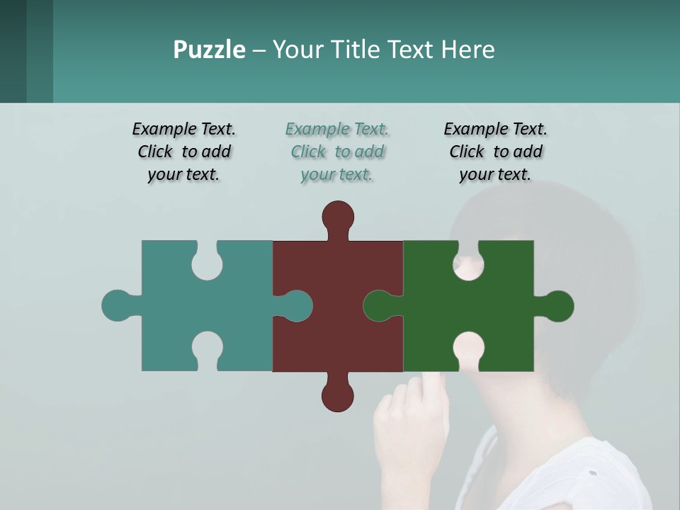 White Wellness Portrait PowerPoint Template