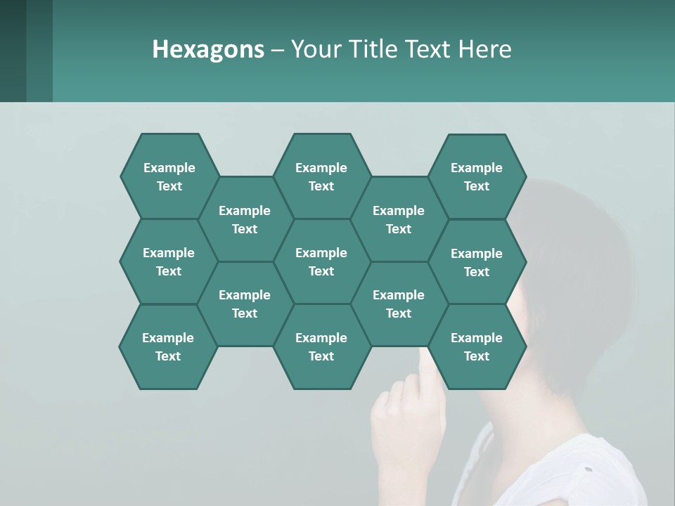 White Wellness Portrait PowerPoint Template