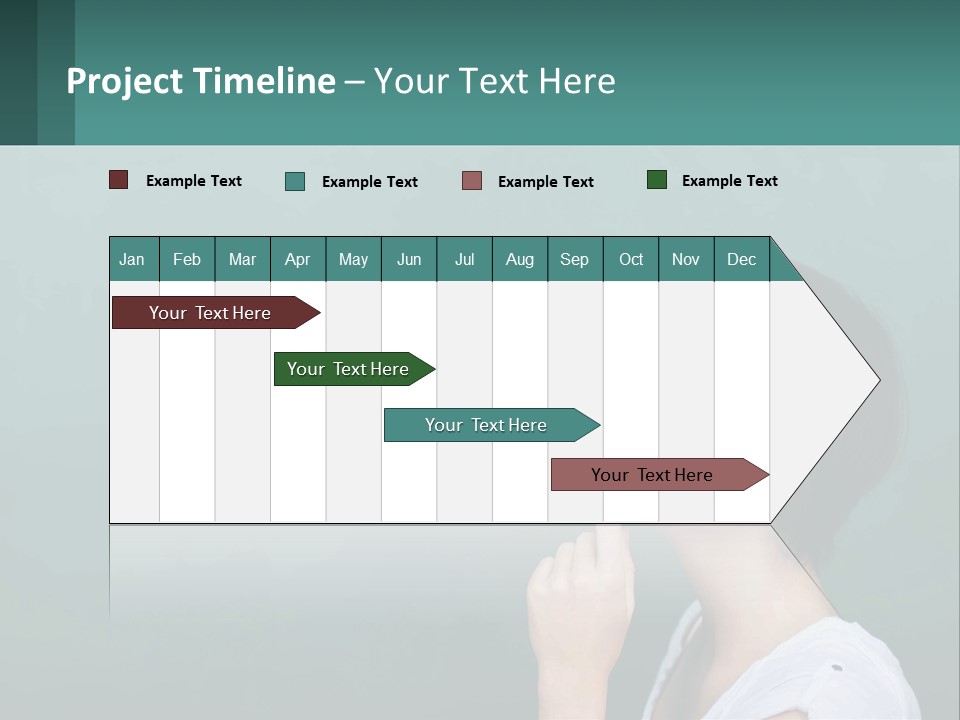 White Wellness Portrait PowerPoint Template