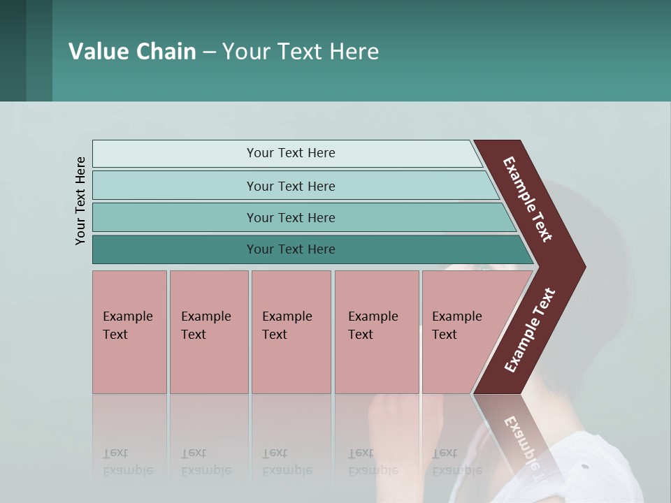 White Wellness Portrait PowerPoint Template