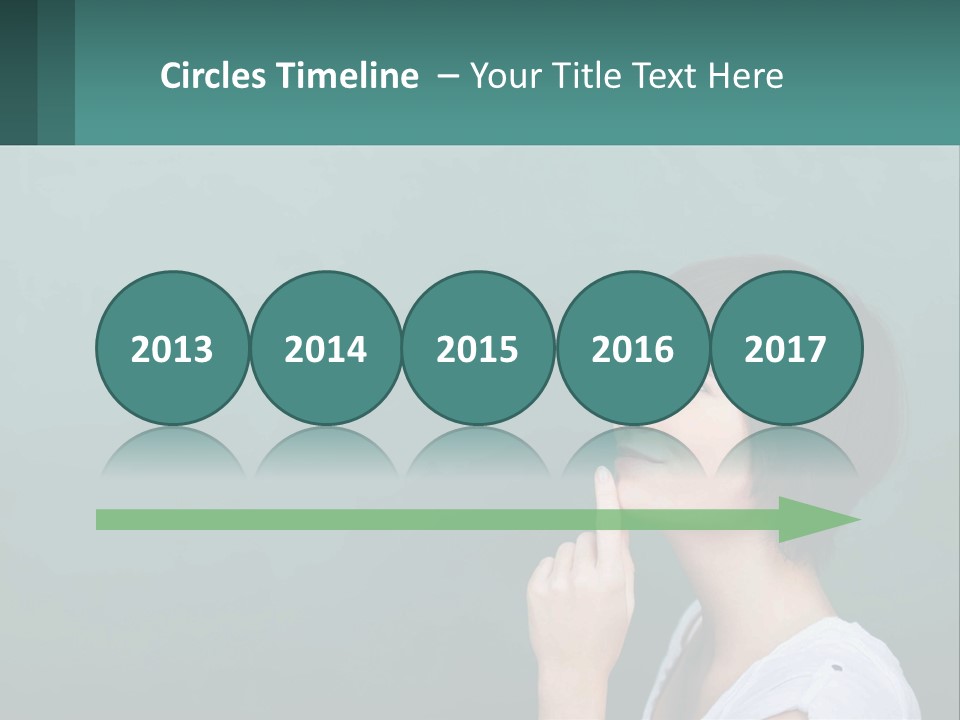 White Wellness Portrait PowerPoint Template