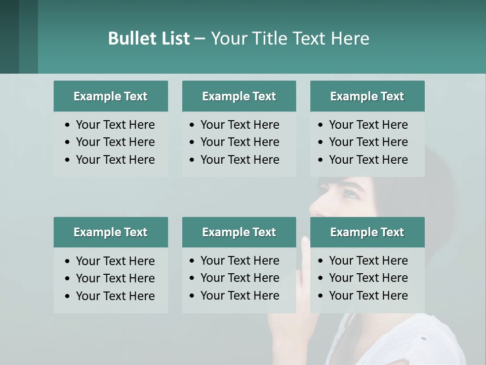 White Wellness Portrait PowerPoint Template