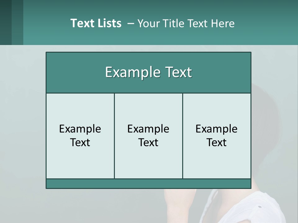 White Wellness Portrait PowerPoint Template