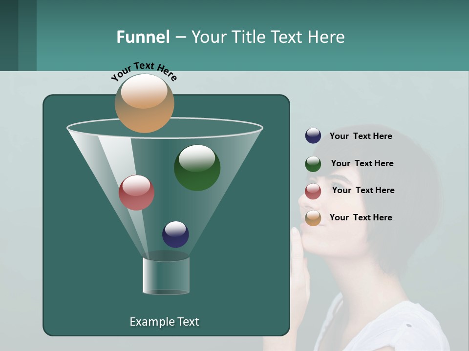 White Wellness Portrait PowerPoint Template