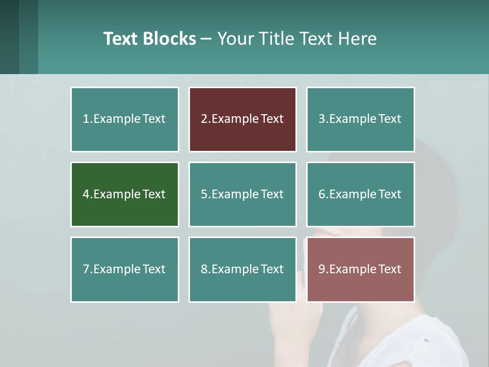 White Wellness Portrait PowerPoint Template