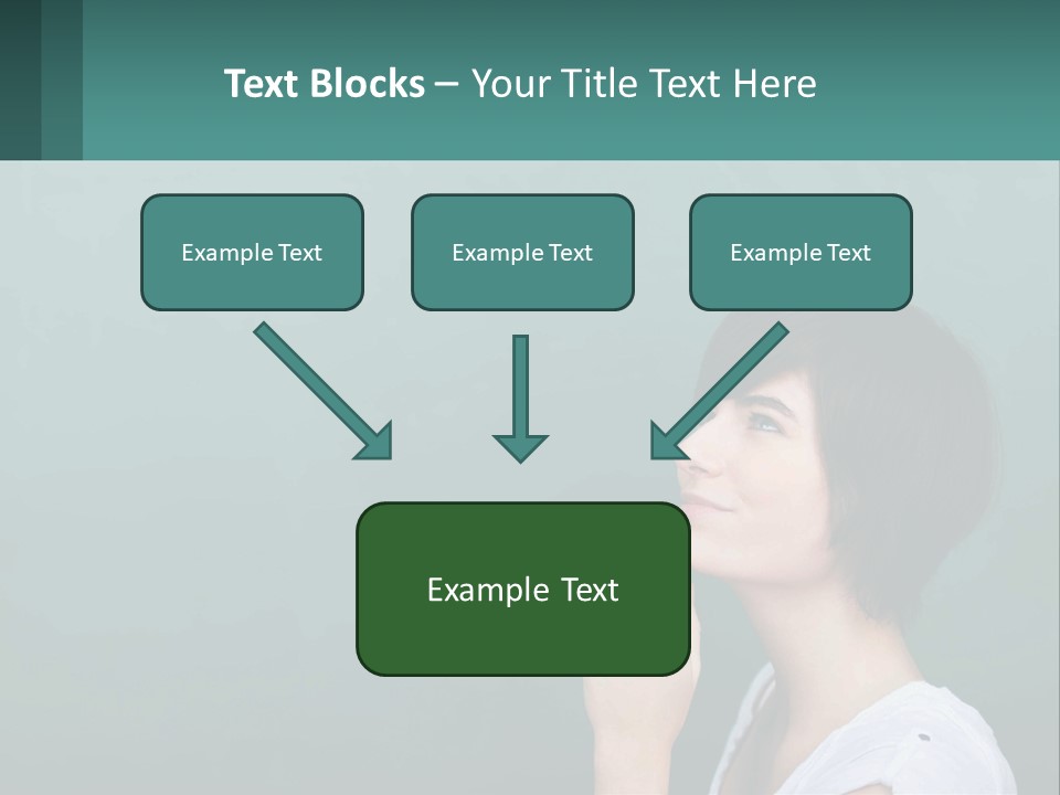 White Wellness Portrait PowerPoint Template