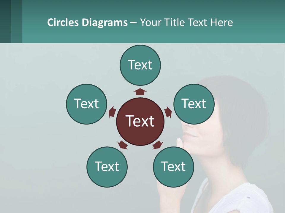 White Wellness Portrait PowerPoint Template