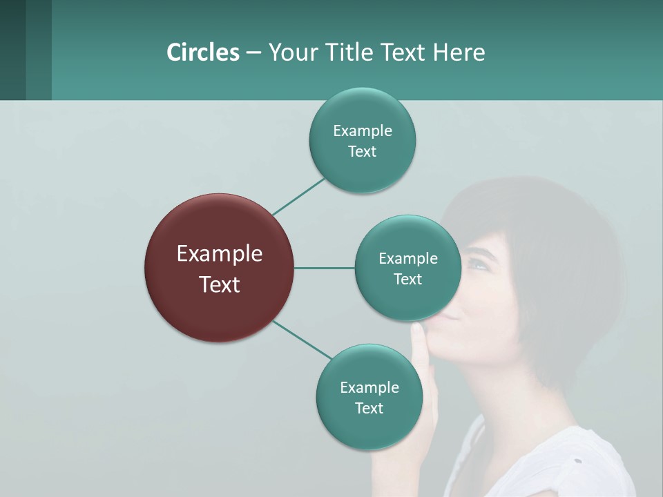 White Wellness Portrait PowerPoint Template