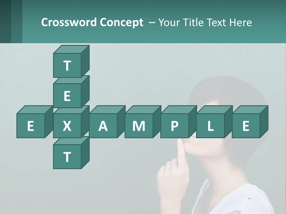 White Wellness Portrait PowerPoint Template