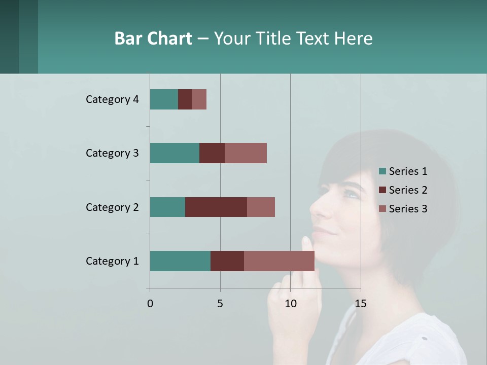 White Wellness Portrait PowerPoint Template