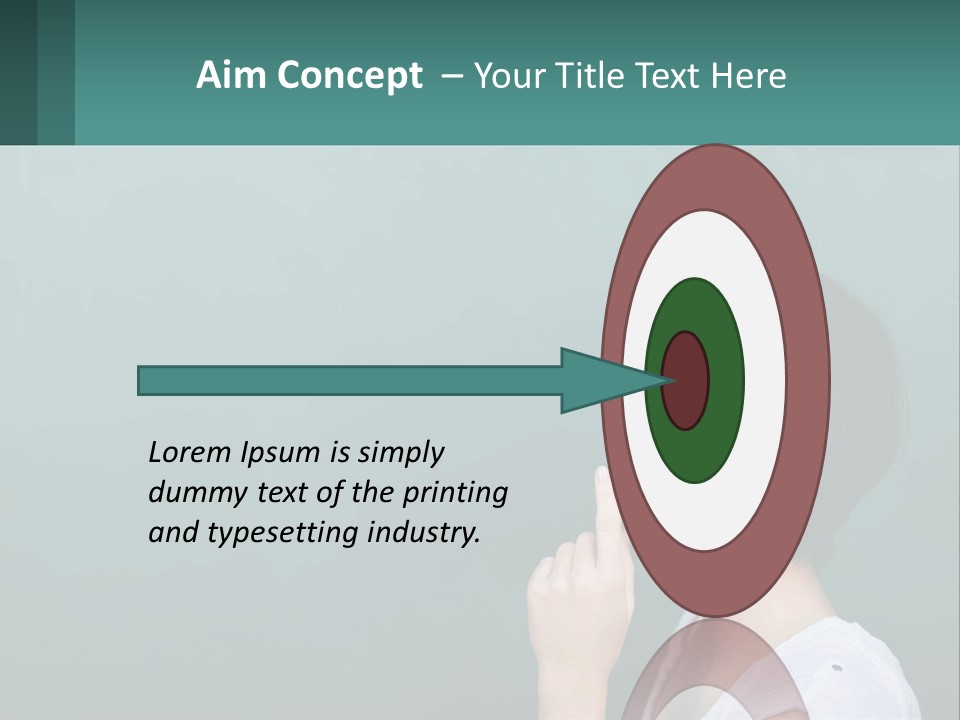 White Wellness Portrait PowerPoint Template