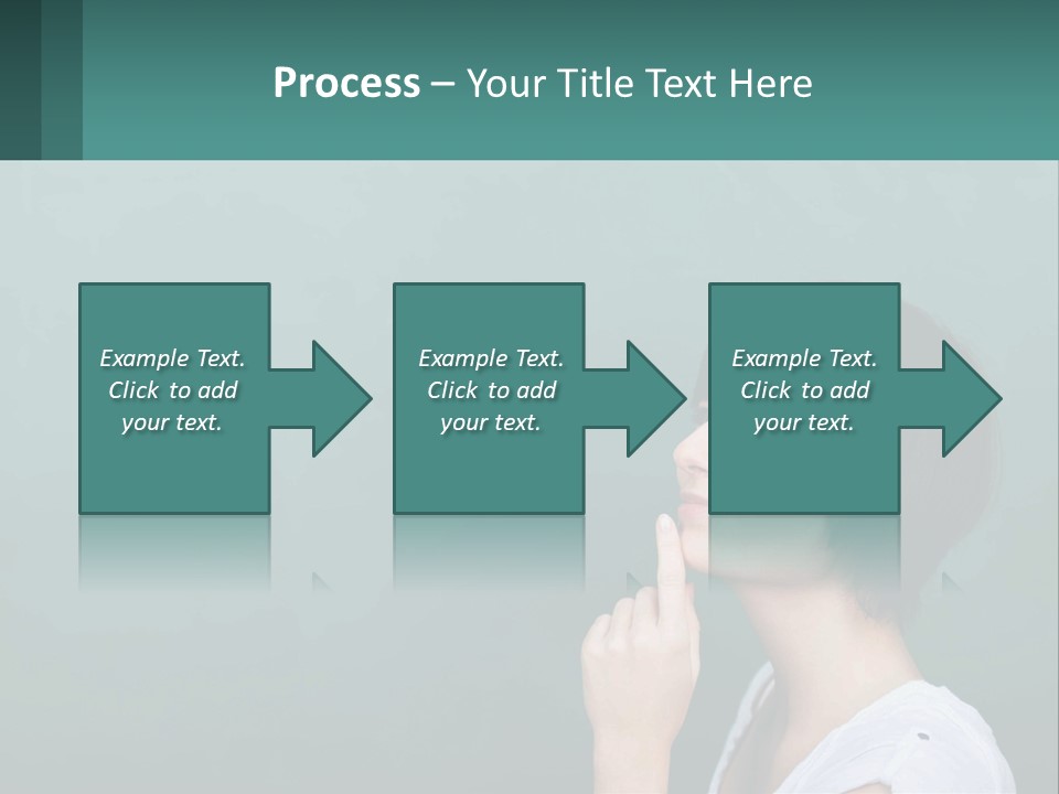 White Wellness Portrait PowerPoint Template