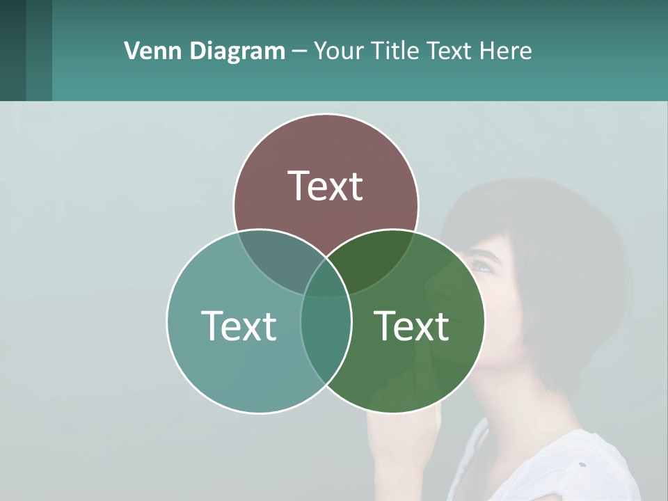 White Wellness Portrait PowerPoint Template