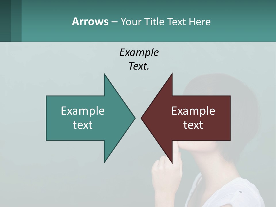 White Wellness Portrait PowerPoint Template