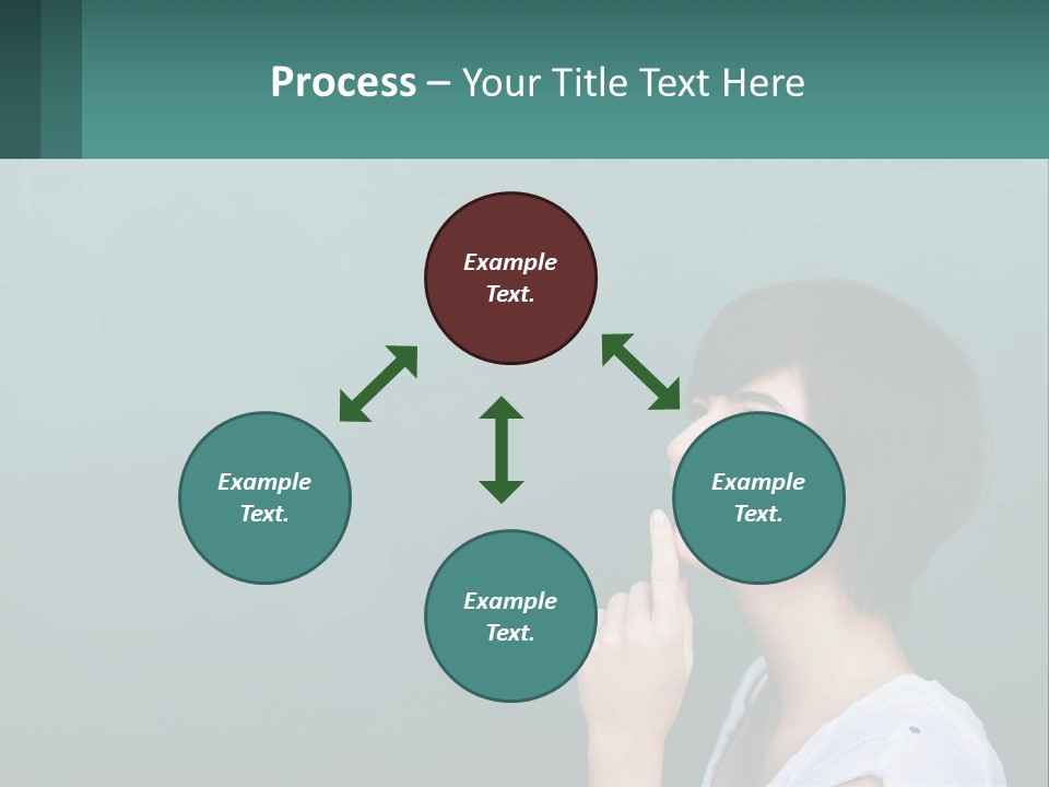 White Wellness Portrait PowerPoint Template