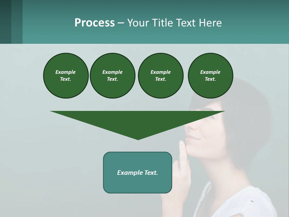 White Wellness Portrait PowerPoint Template