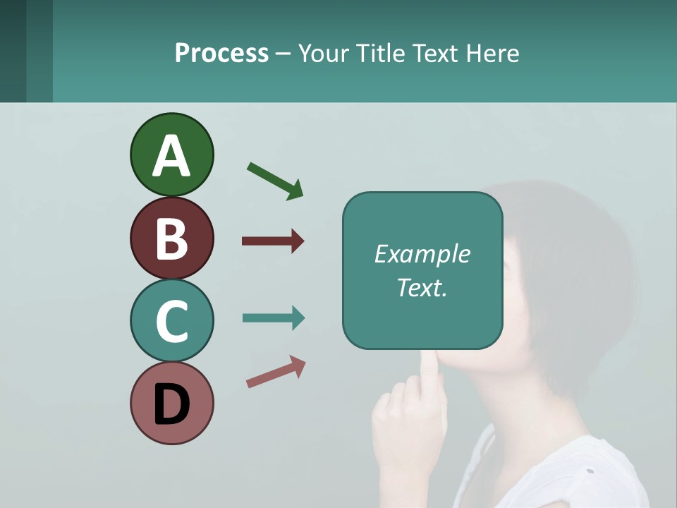 White Wellness Portrait PowerPoint Template