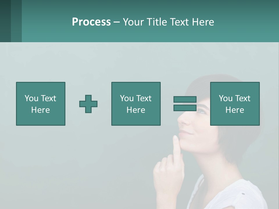 White Wellness Portrait PowerPoint Template