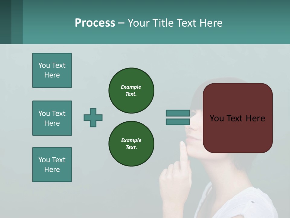White Wellness Portrait PowerPoint Template