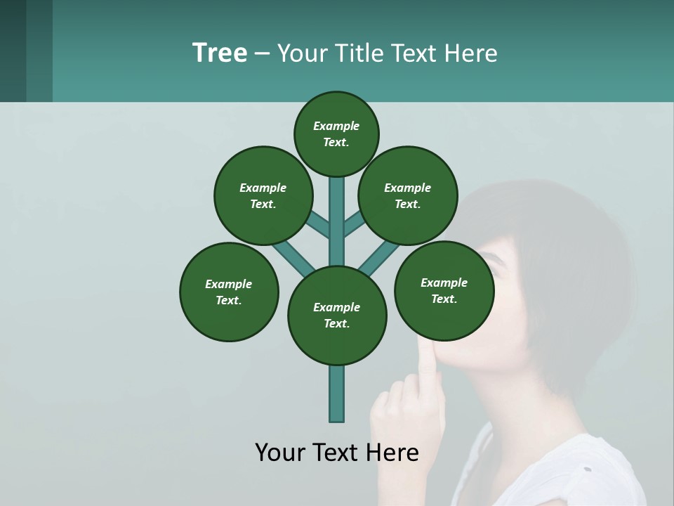 White Wellness Portrait PowerPoint Template