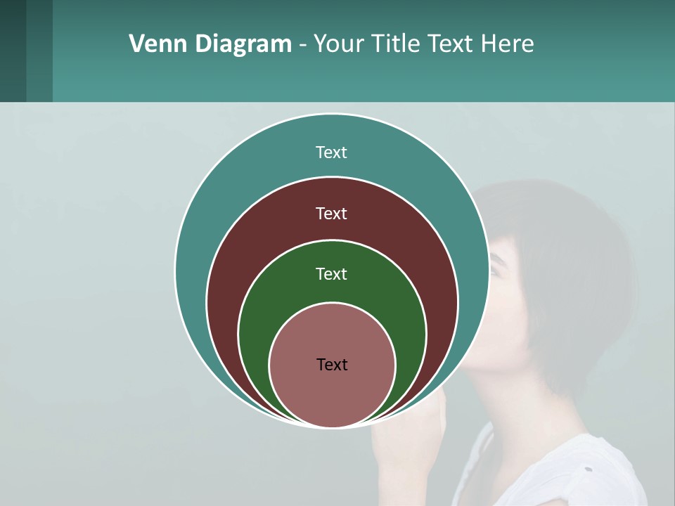 White Wellness Portrait PowerPoint Template