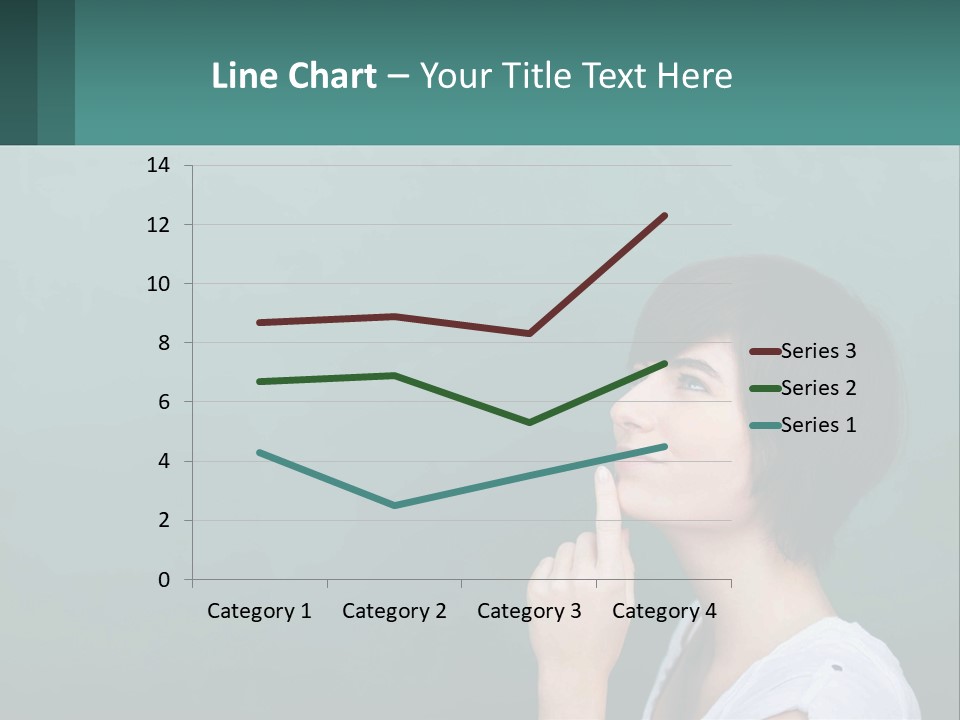 White Wellness Portrait PowerPoint Template