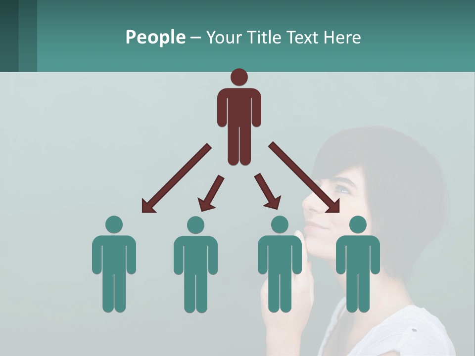 White Wellness Portrait PowerPoint Template