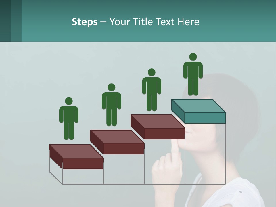 White Wellness Portrait PowerPoint Template