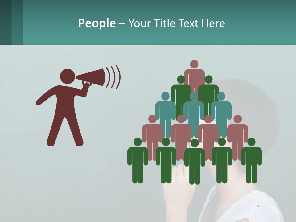 White Wellness Portrait PowerPoint Template