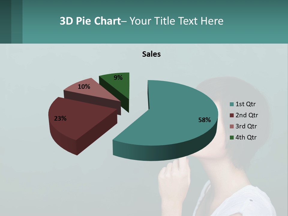 White Wellness Portrait PowerPoint Template