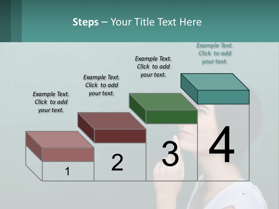 White Wellness Portrait PowerPoint Template