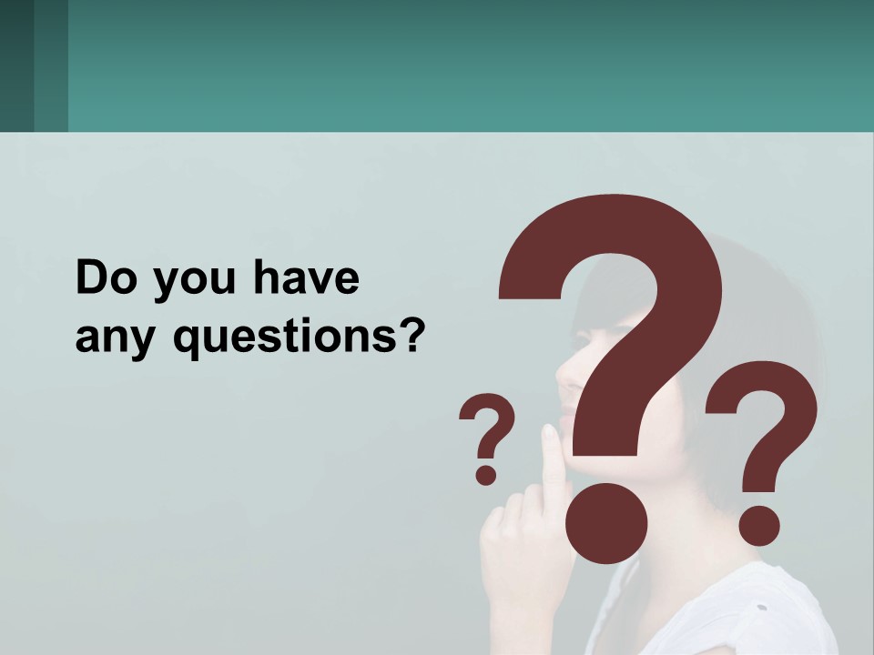 White Wellness Portrait PowerPoint Template