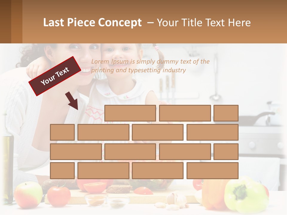 Lifestyle Coastal Daughter PowerPoint Template