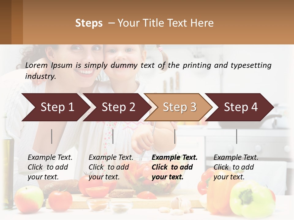 Lifestyle Coastal Daughter PowerPoint Template