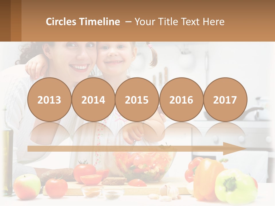 Lifestyle Coastal Daughter PowerPoint Template