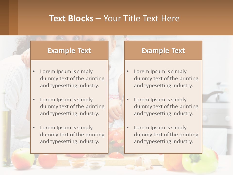 Lifestyle Coastal Daughter PowerPoint Template