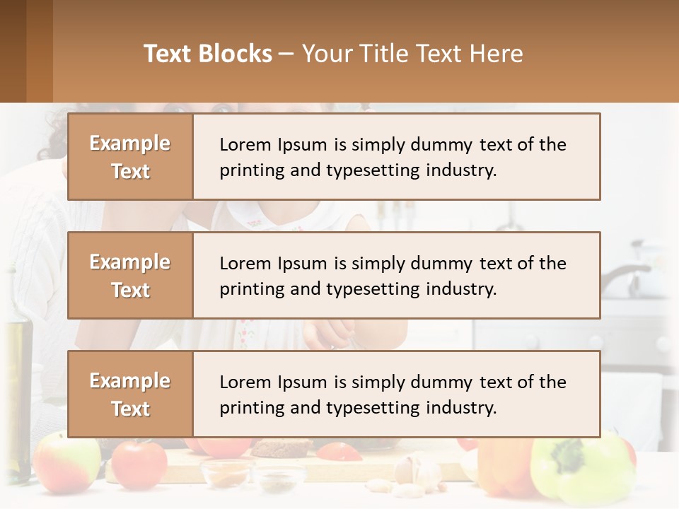 Lifestyle Coastal Daughter PowerPoint Template