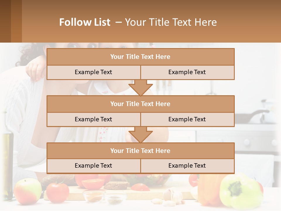 Lifestyle Coastal Daughter PowerPoint Template