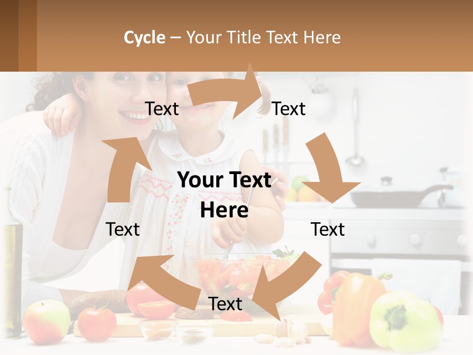 Lifestyle Coastal Daughter PowerPoint Template