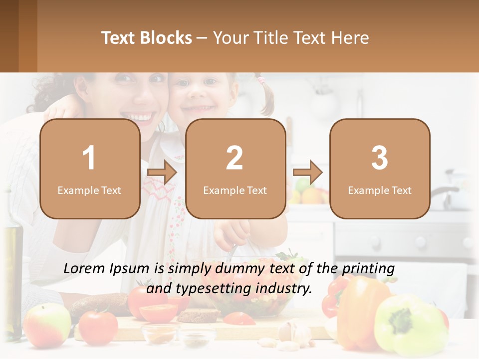 Lifestyle Coastal Daughter PowerPoint Template