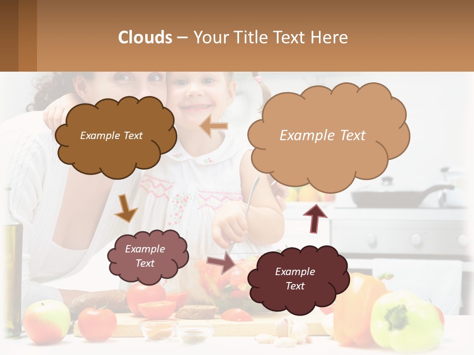 Lifestyle Coastal Daughter PowerPoint Template